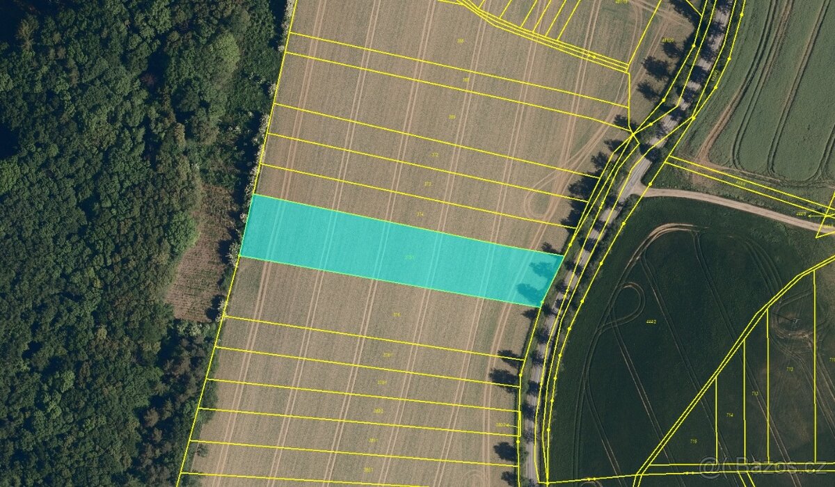 Prodej zemědělské půdy – 6 452 m2 – kú Újezdsko - 3