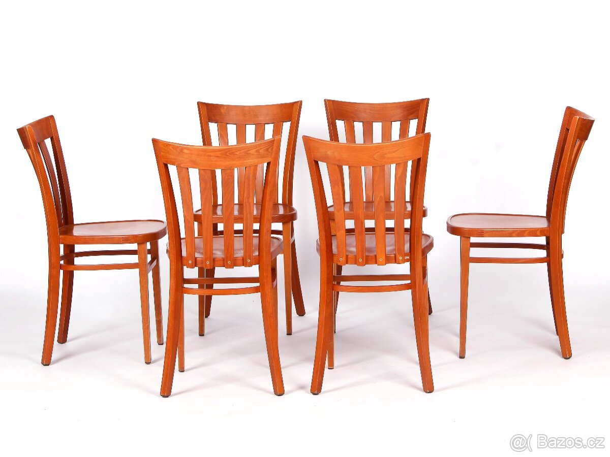 Celodřevěné značkové židle TON, buk 24 ks - 3