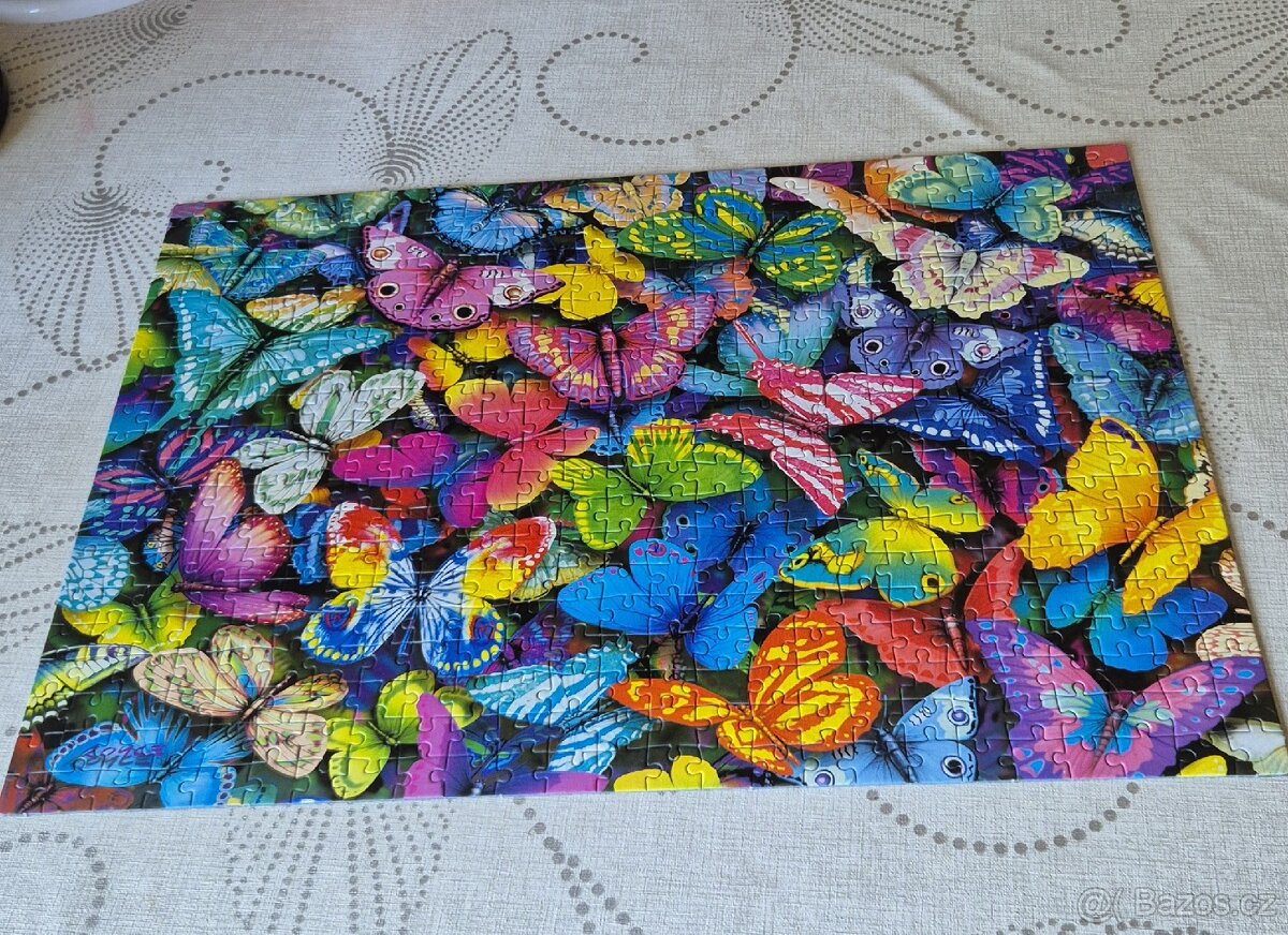 PUZZLE 500 ks motýl - 3