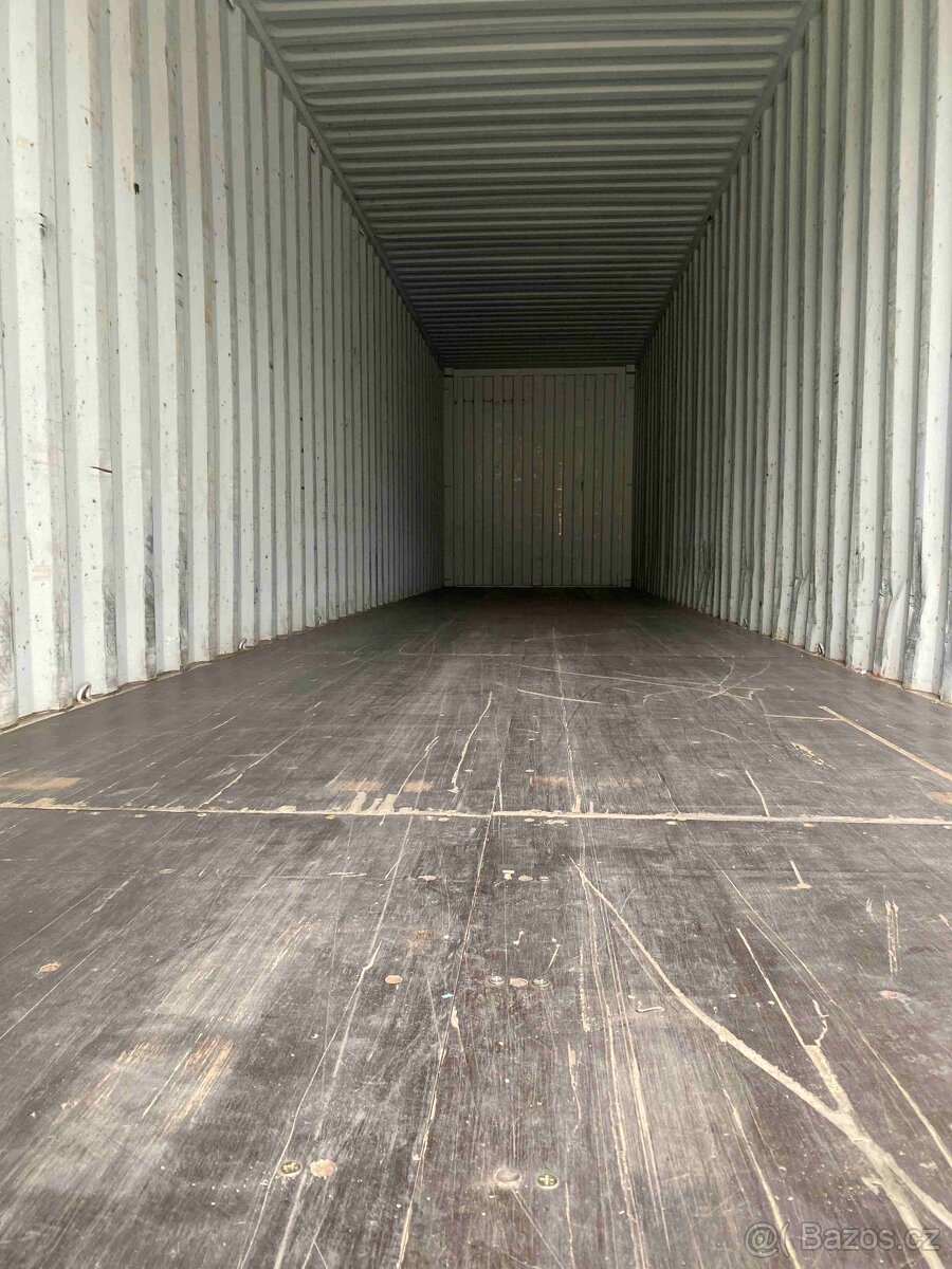 Prodám 12m lodní kontejner (40') – High Cube, IICL (modrá) - 3