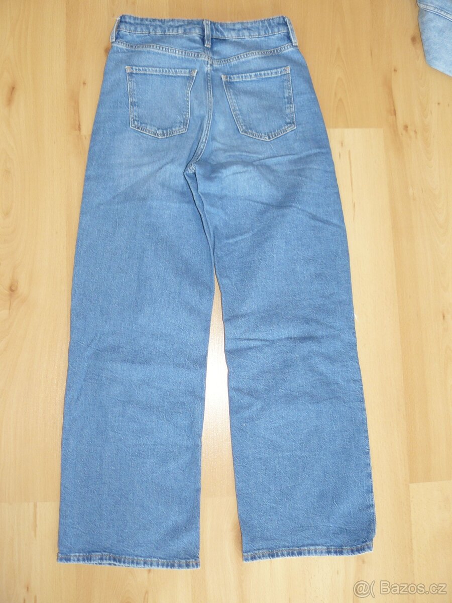 Dívčí kalhoty / rifle vel. 152 - 3