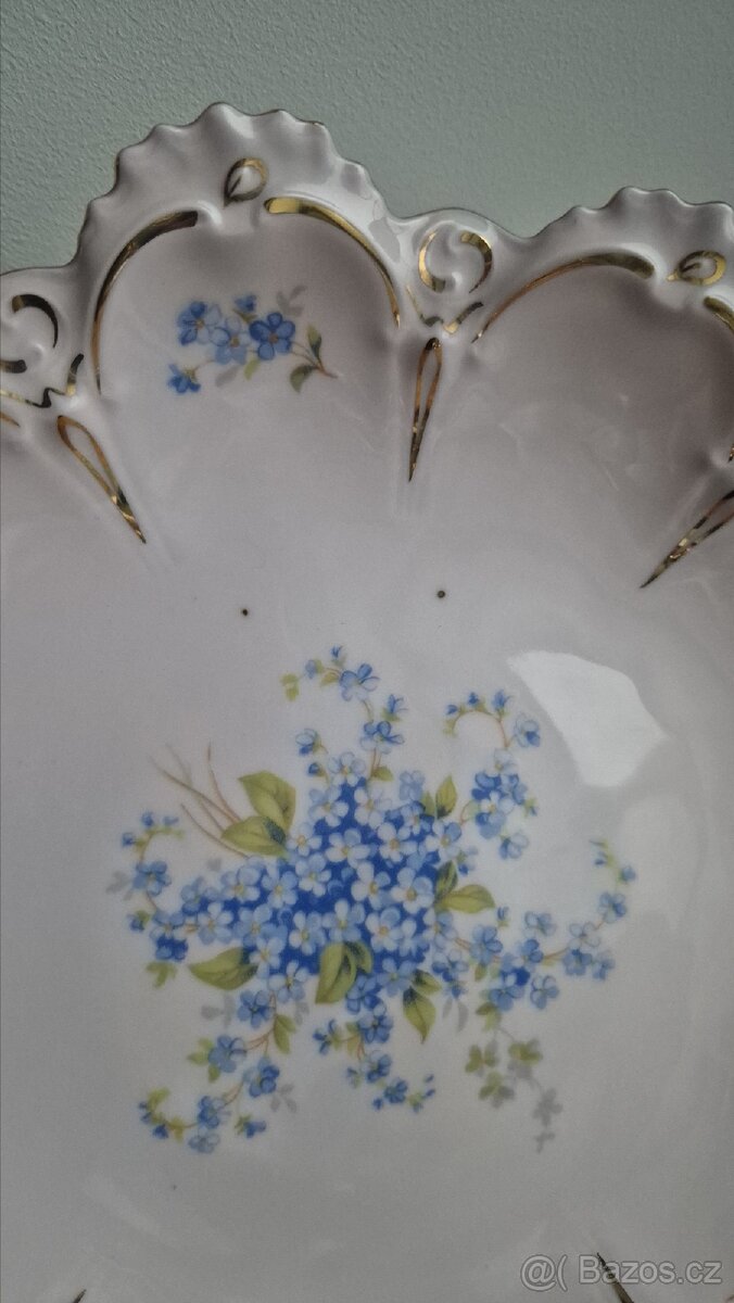 H&C – růžový porcelán nástolec / mísa Lenka
- 3