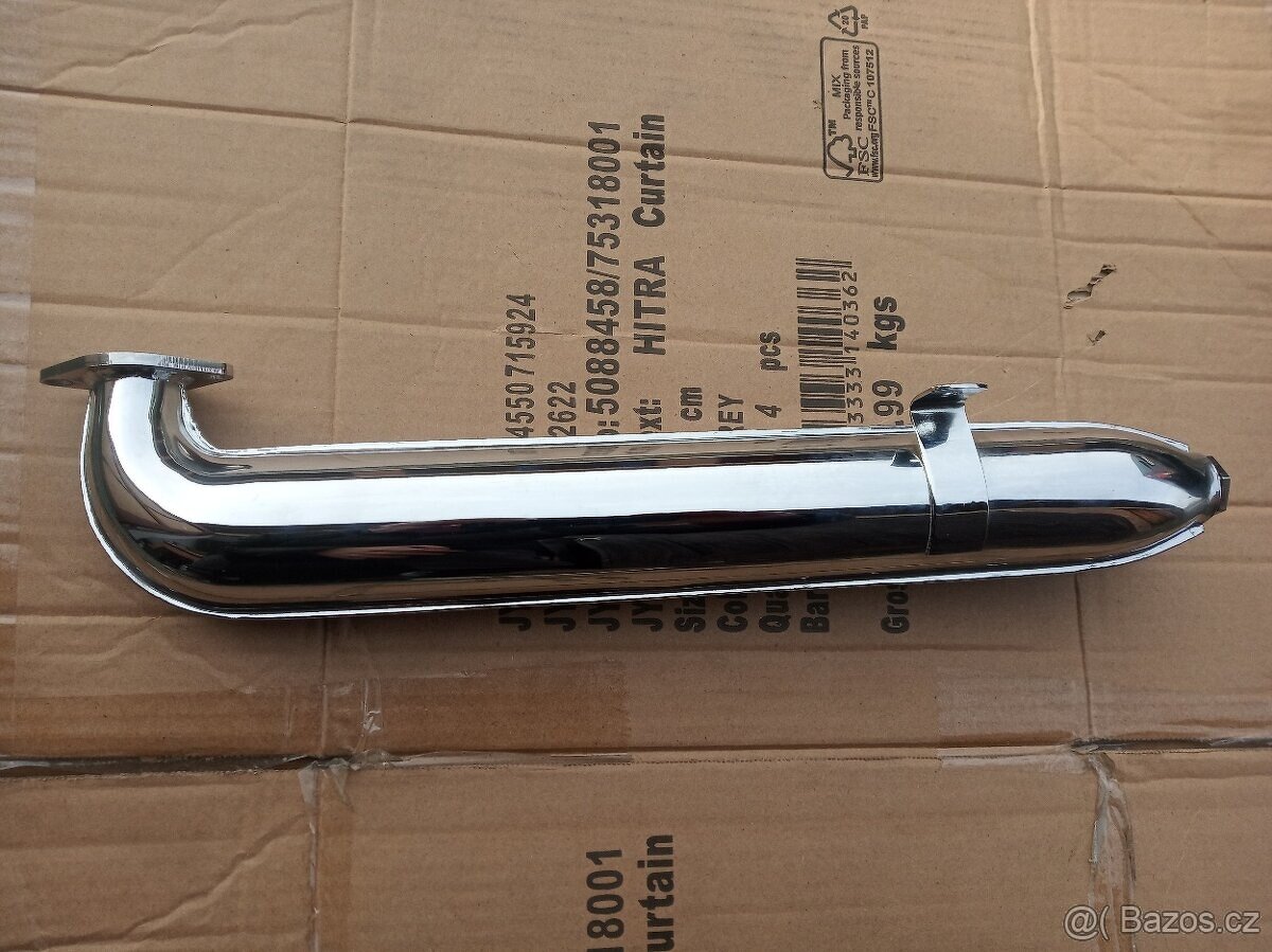 Nový výfuk pro Jawa 50/550 pařez, kvalitní česká výroba - 3