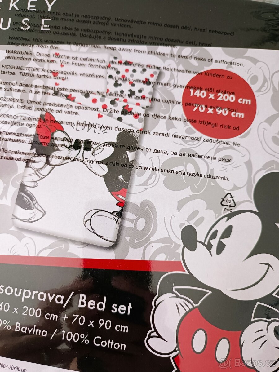 Ložní souprava - Mickey a Minnie - 3