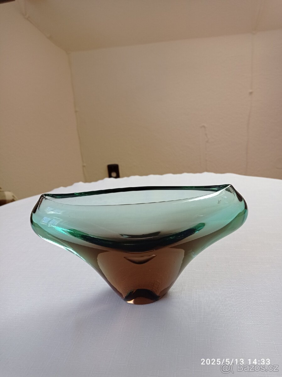 Starožitné hutní sklo, nepoškozené - 3