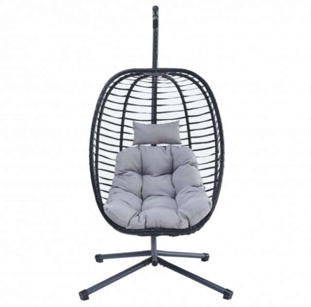 Šedá houpačka závěsné křeslo 69 - 3