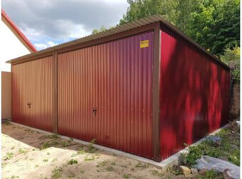 Akční nabídka Plechová garáž 3x5m, v 2 jakosti. - 3