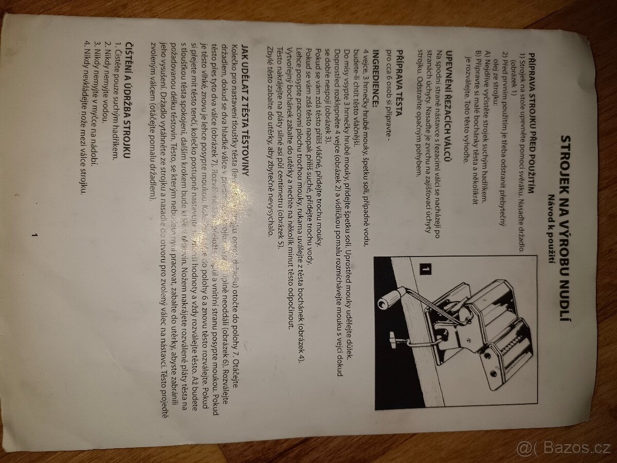 Strojek na nudle - 3