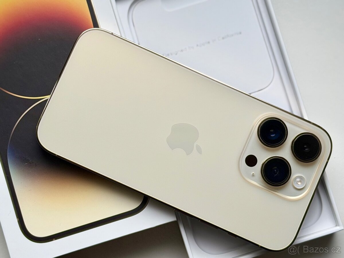iPhone 14 Pro Gold BATERIE 100% TOP - 3