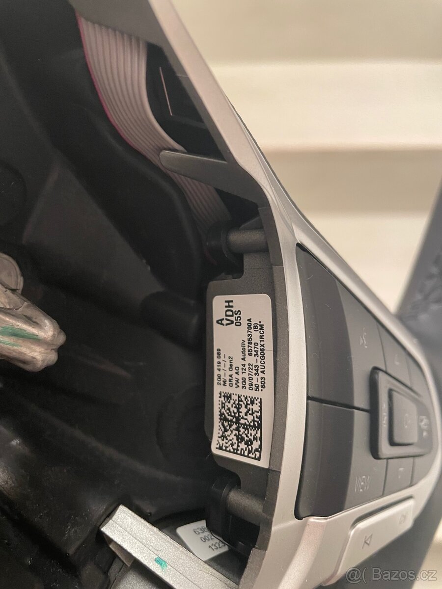 NOVÝ kožený multifunkční volant Transporter T6.1 Caravelle - 3