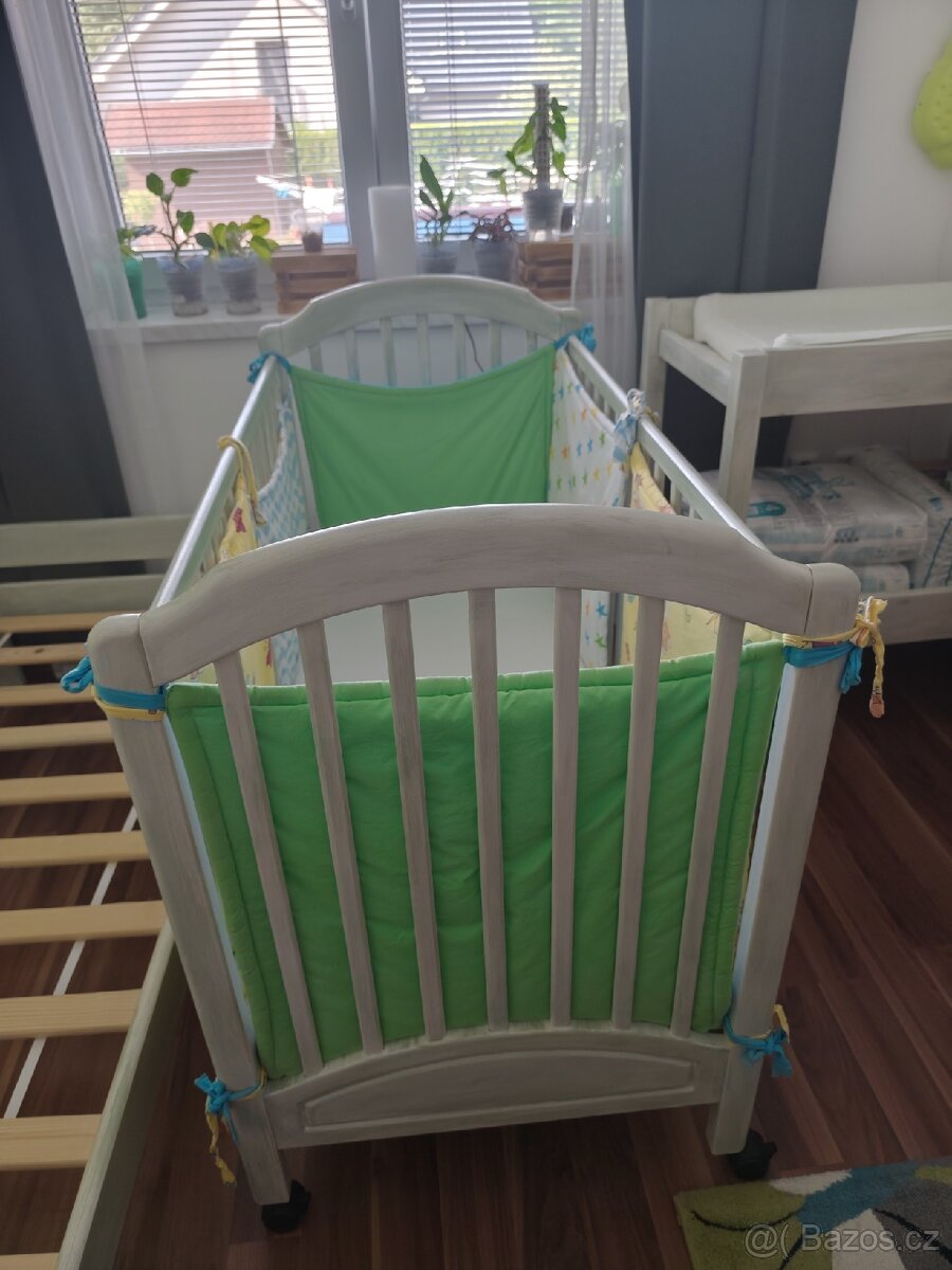 Dětská postýlka 120x60 s příslušenstvím - 3