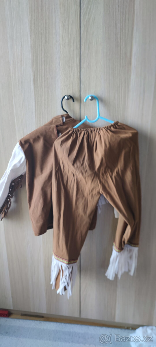 karnevalový kostým indián, vel. 128 - 3