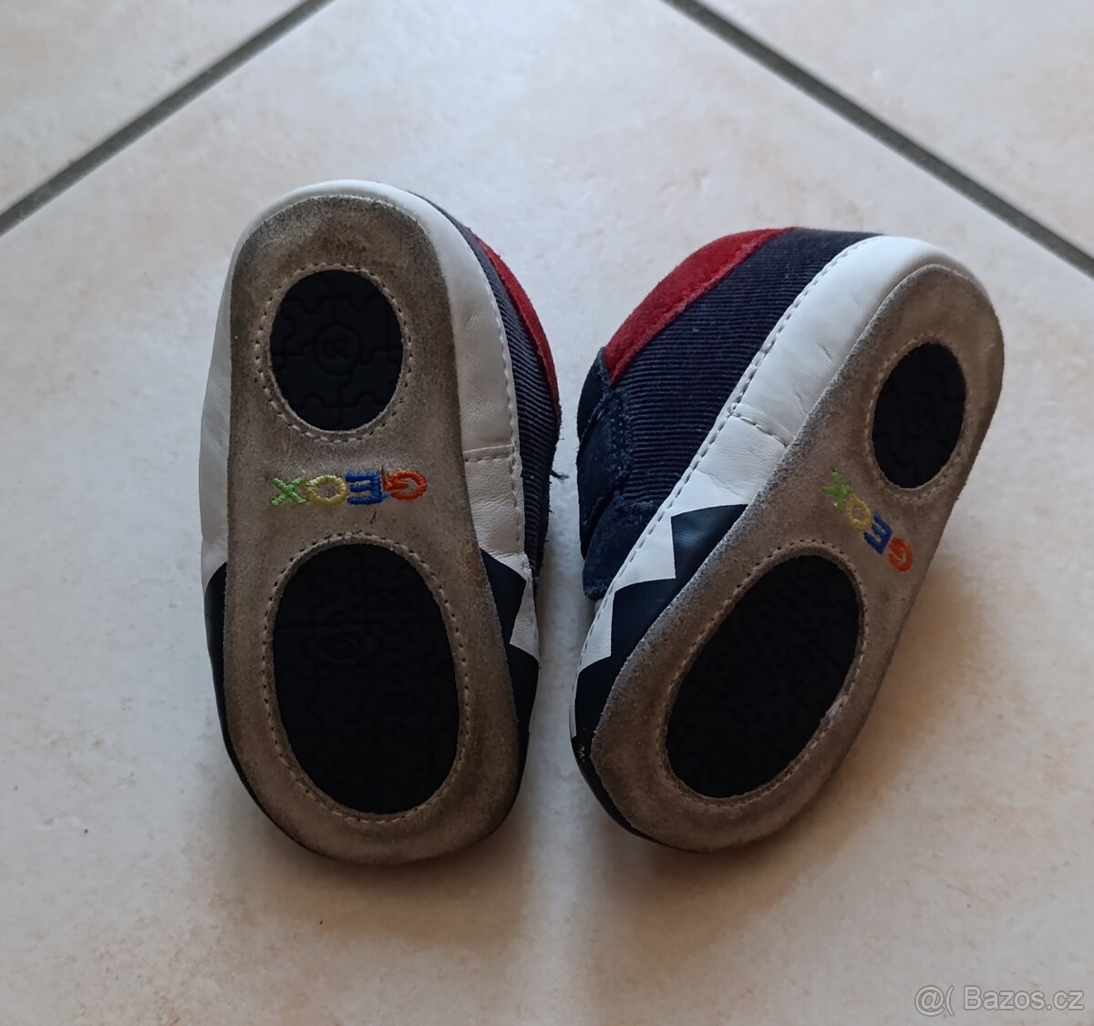 Kožené tenisky capáčky Geox vel. 20 - 3