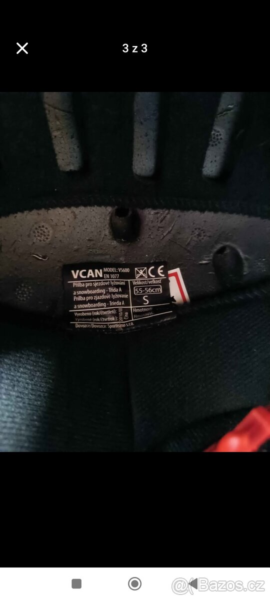 Lyžařská helma a bryle - 3