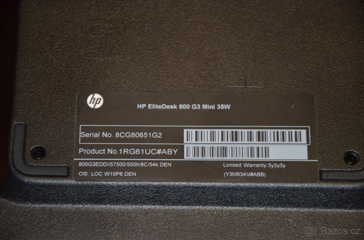 HP Prodesk 800 G3 Mini PC i5/16GB/SSD 256GB/záruka - 3