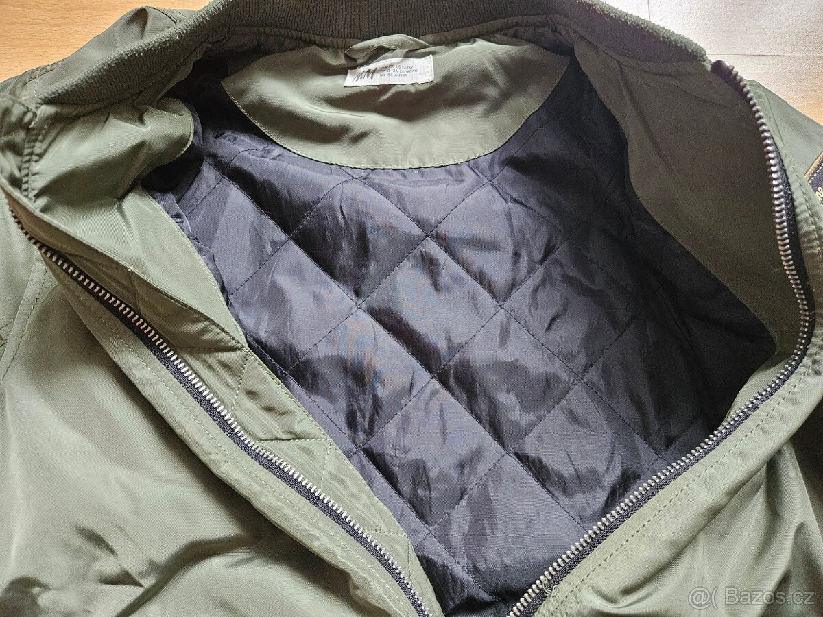 Dětská přechodová bunda - Bomber, vel. 158 - 3