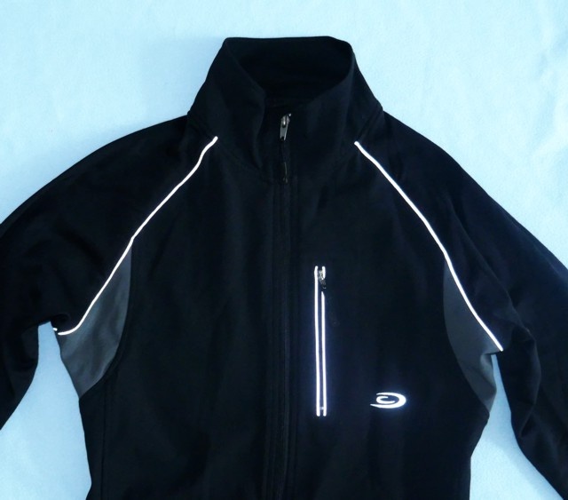 Cyklistická softshellová černá bunda, vel. M, zn. Crane - 3