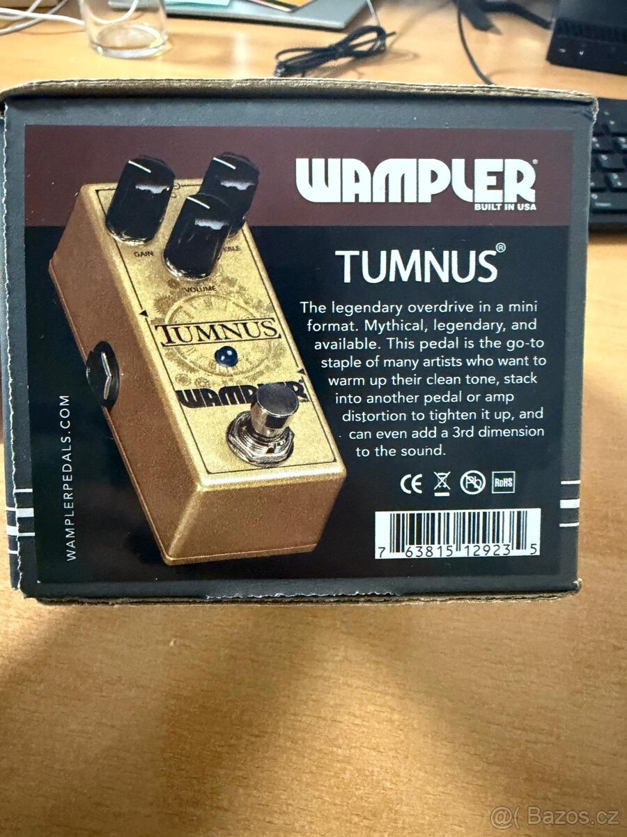 Wampler Tumnus V2 Overdrive Guitar Pedal - 3