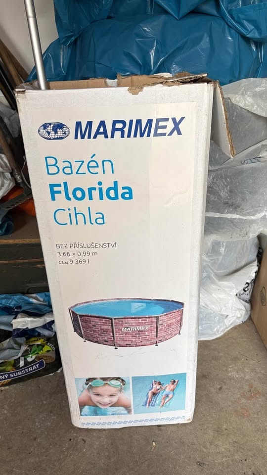 Bazen Marimex Florida 3,66x0,99 s příslušenstvím - 3