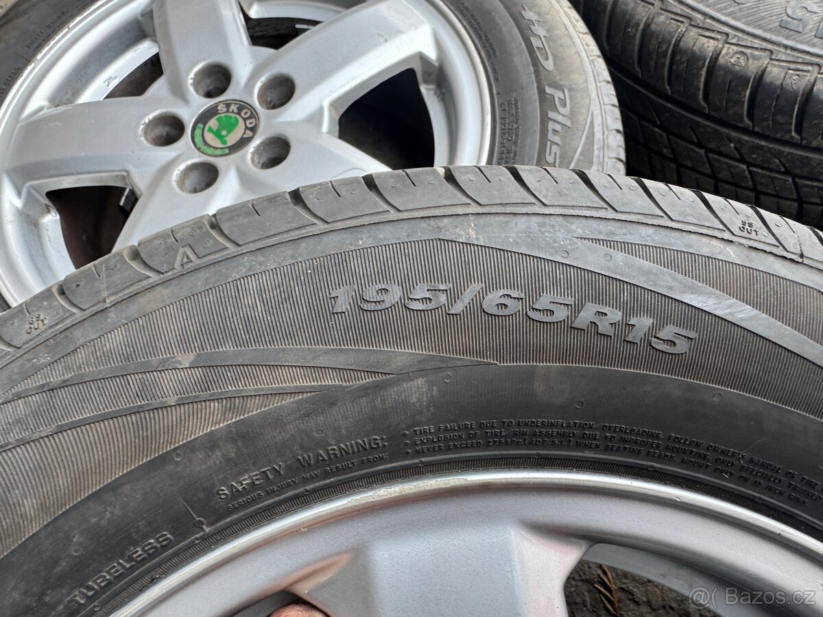 5x100r15 letní 195/65/15 - 3