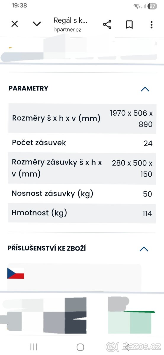 Šuplílový regál - 3