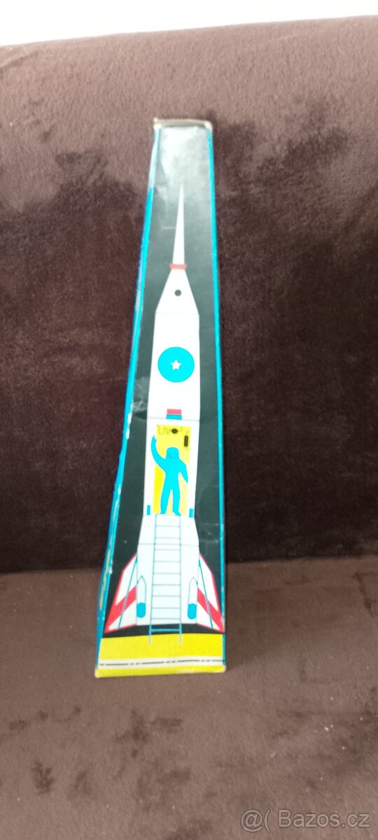 Plechová hračka raketa - 3