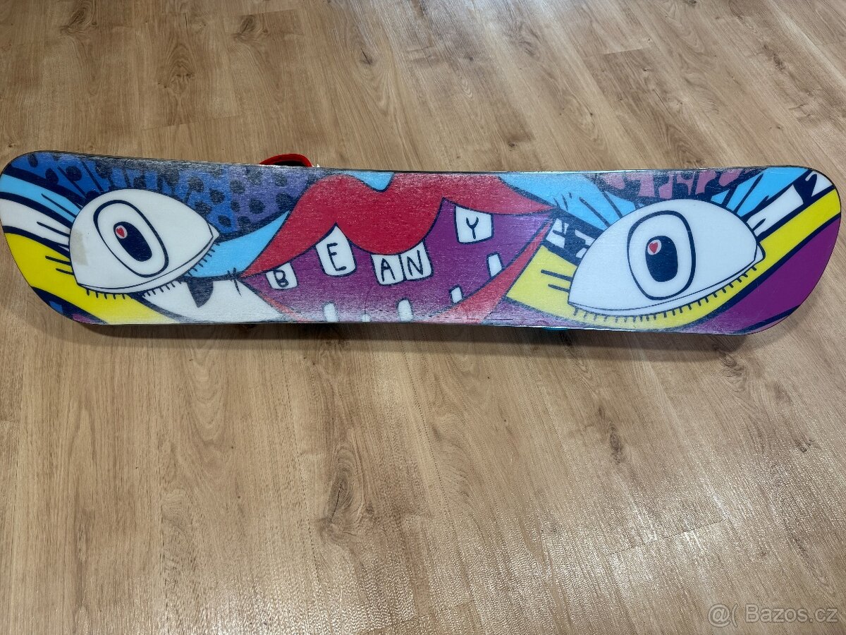 Snowboard Beany Bark 115cm s vázáním - 3