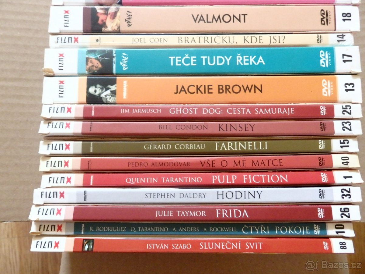 DVD - velká kolekce edice FilmX (či LN apod.) - 3