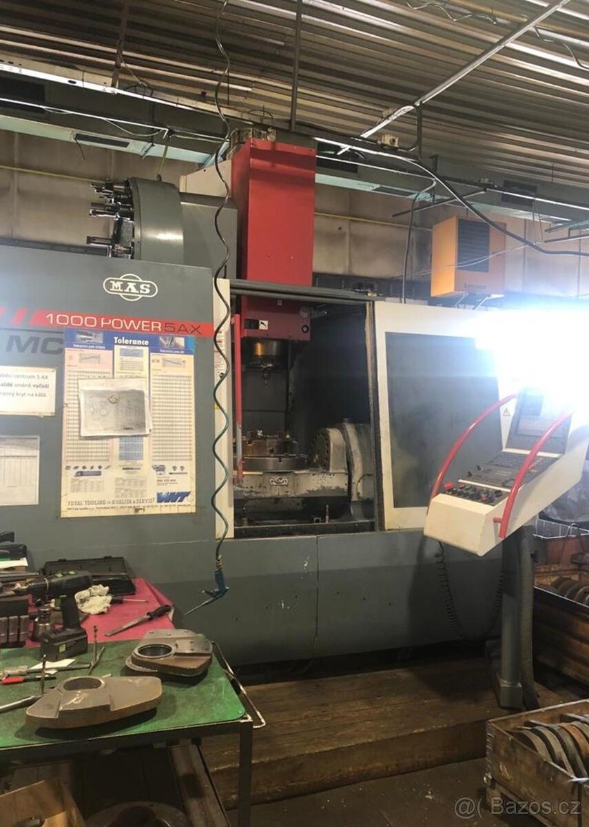 Obráběcí centrum (univerzální) MAS MCV 1000 POWER 5AX - 3
