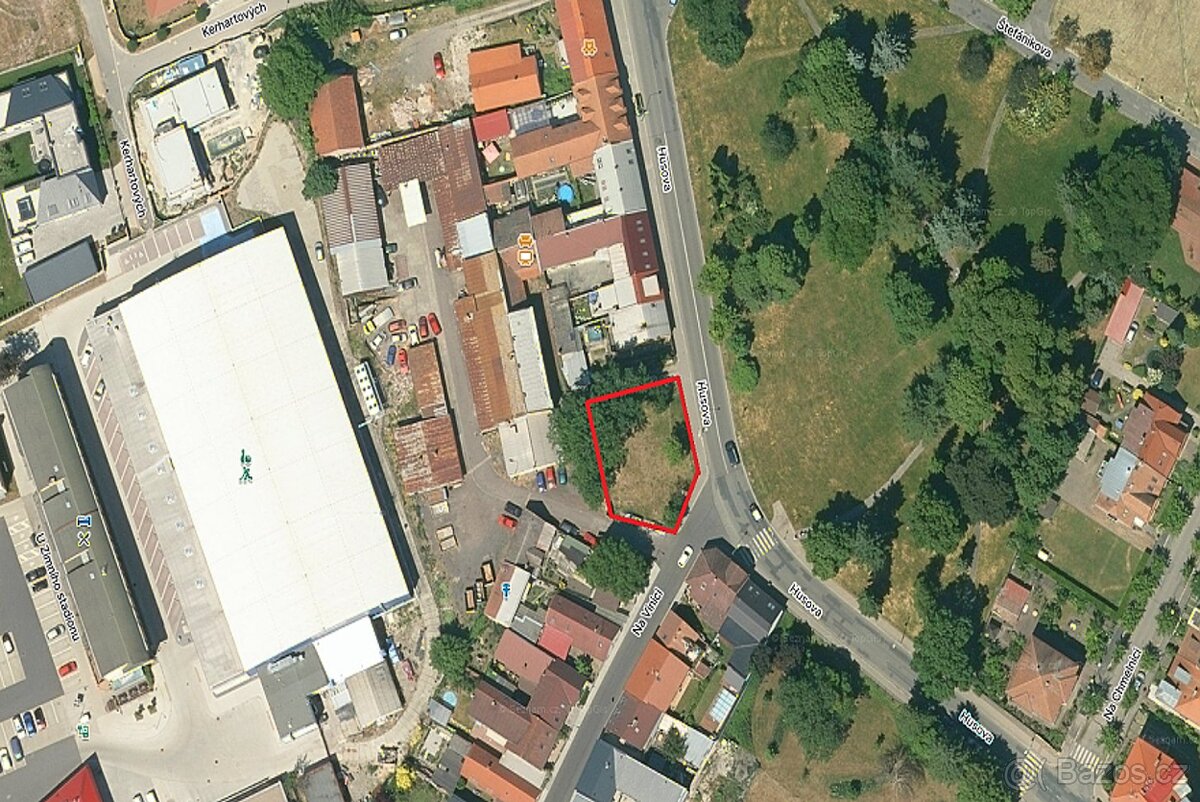 Poděbrady stavební pozemek 496m2-400m od centra a náměstí - 3