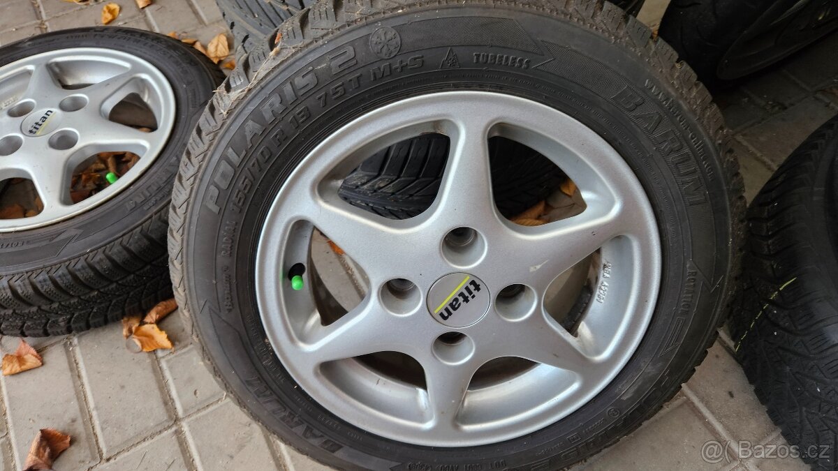 Zimní Sada Alu 4x100 155/70 R13 Volkswagen Lupo - Felicia - 3