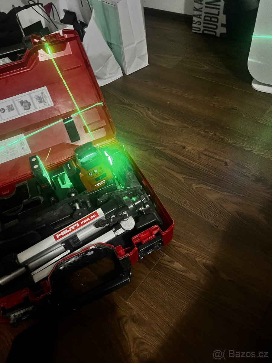 multiliniový laser Hilti pm 30 mg plný komplet - 3