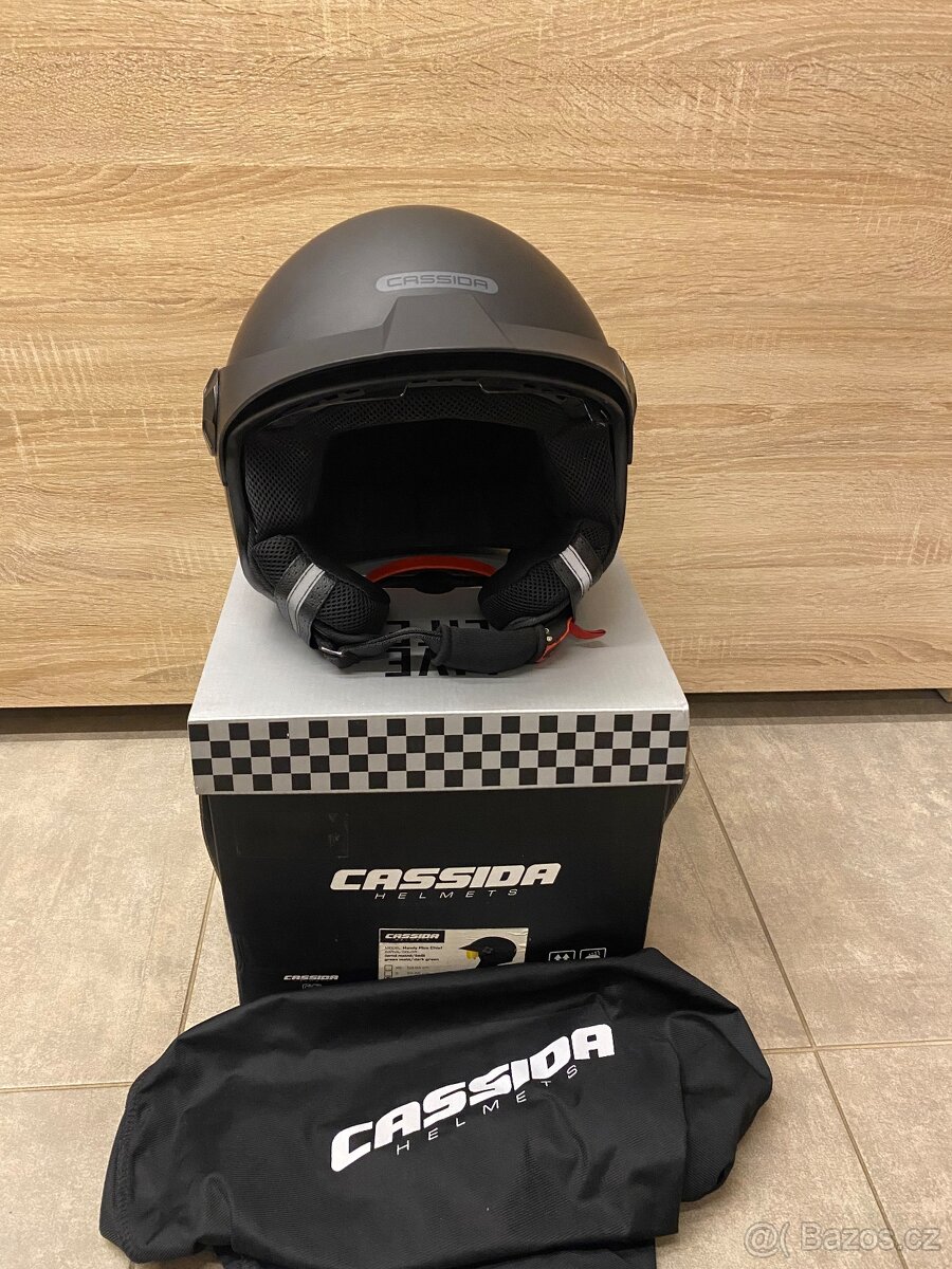 Otevřená helma na motorku Cassida Handy Plus Chief, vel. M - 3