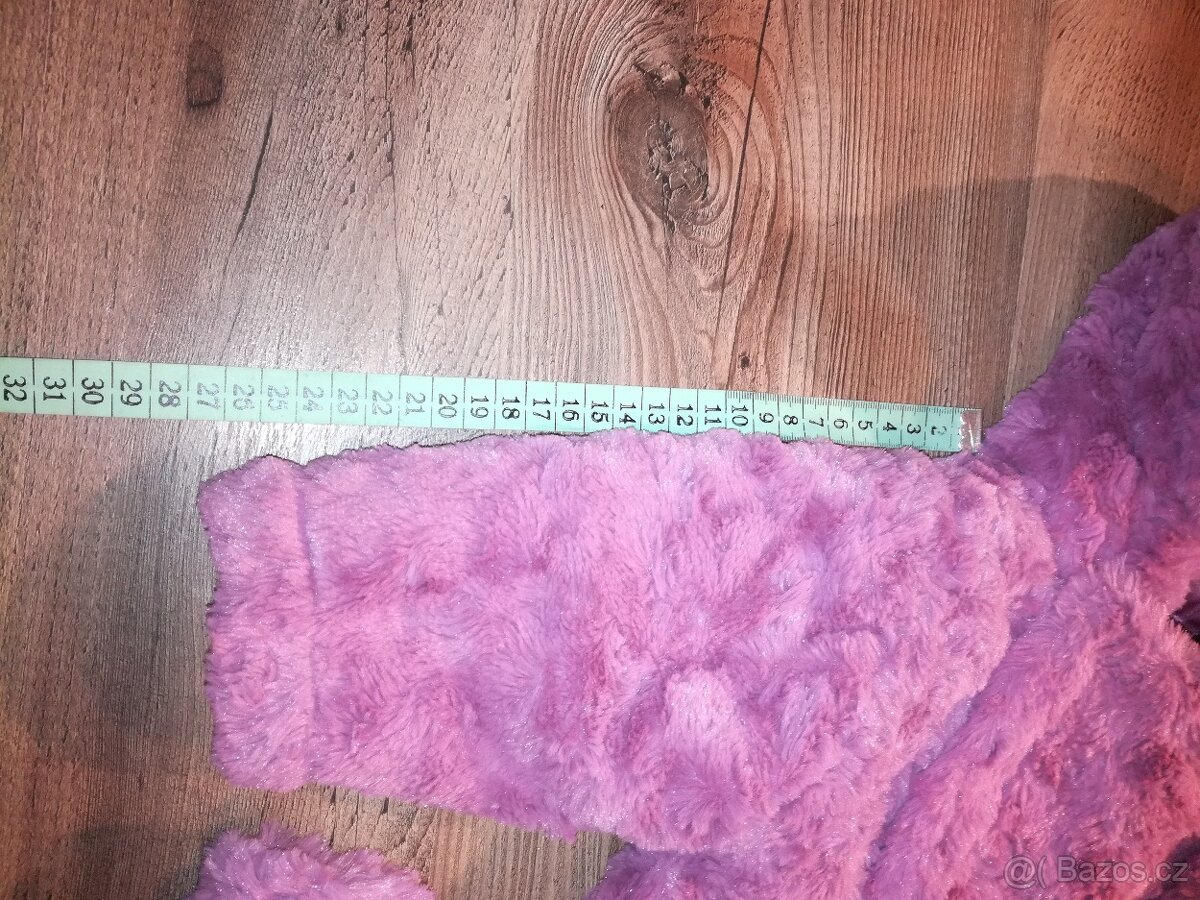 Tepla kombineza F&F 3-6mes, fialova - 3