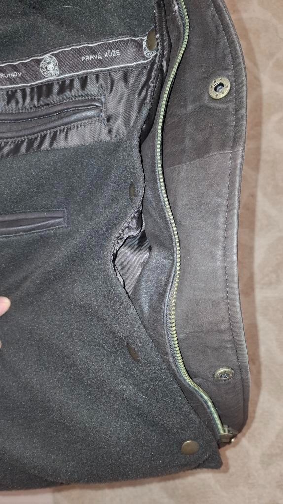 Pánská kožená bunda - 3
