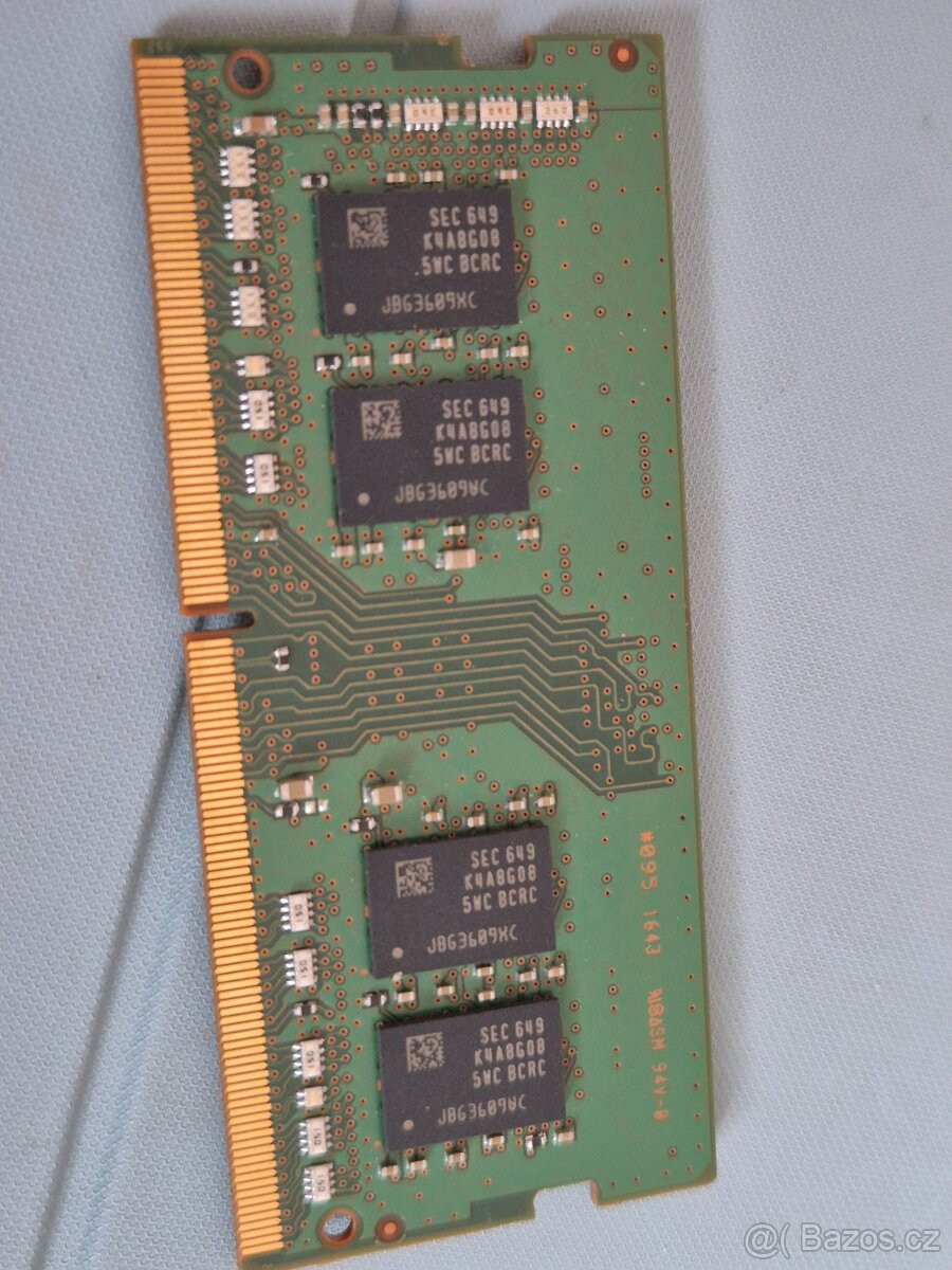 Pamět RAM do notebooku 8GB zn. Samsung - 3