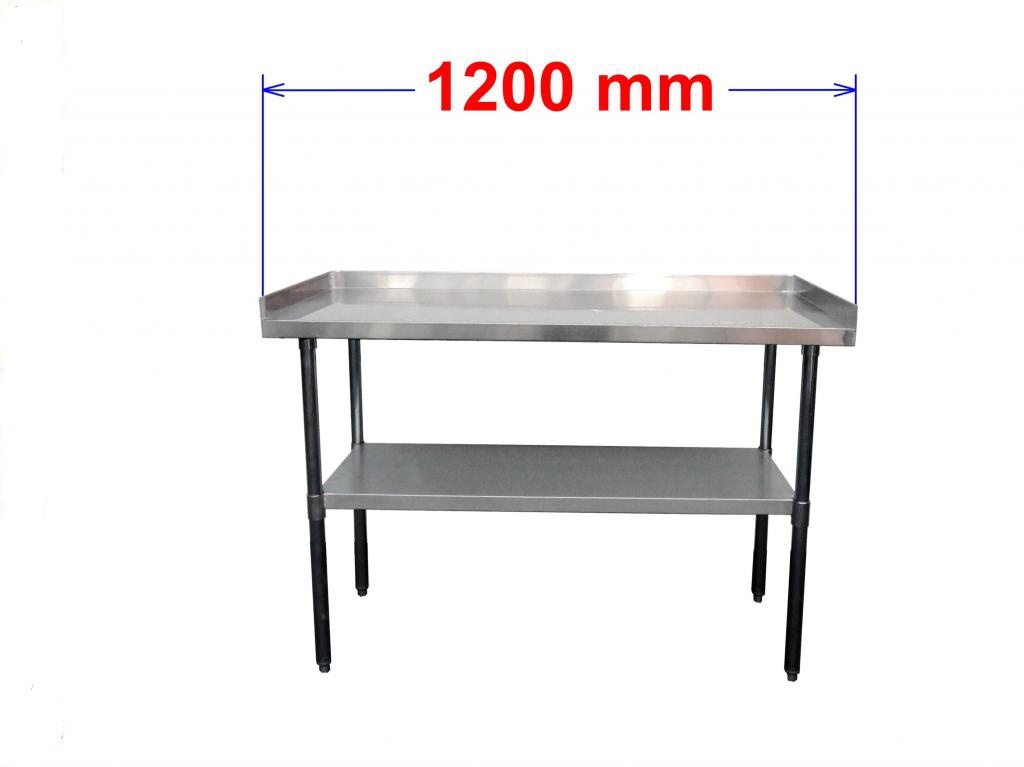 Pracovní nerezový stůl 120/60 cm - 3