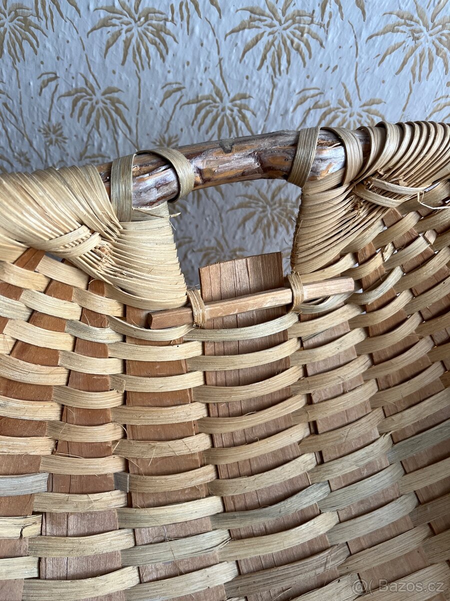 Extra velký proutěný koš (74 cm) – s drobnou vadou - 3