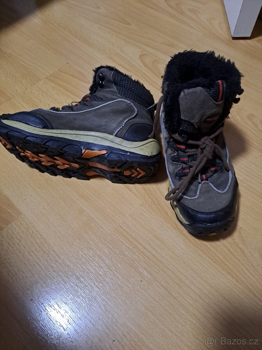 Zimní kožené boty vel. 32/33 - 3