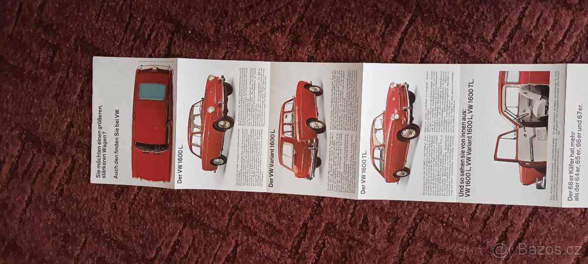 Prospekt VW brouk a další typy - 3