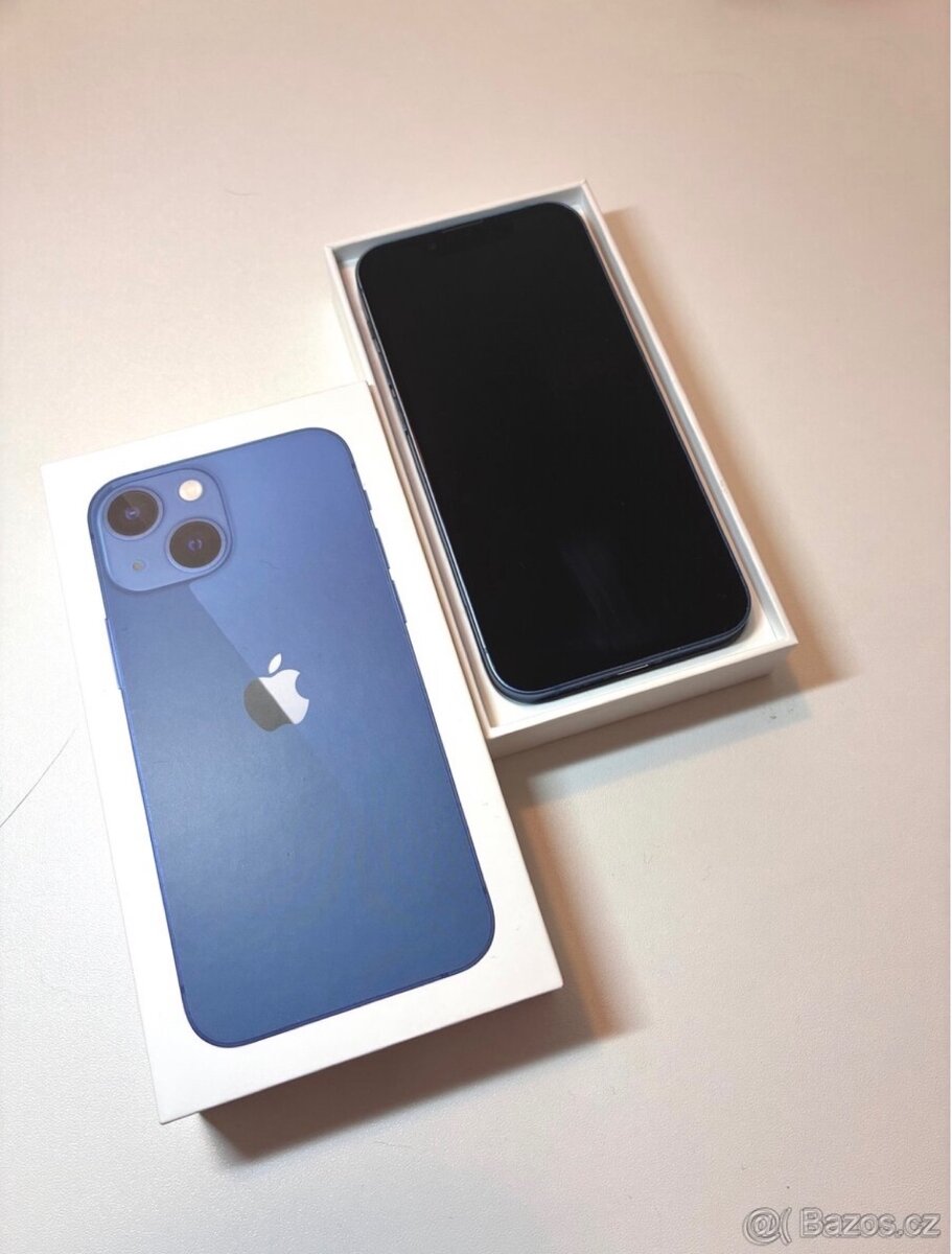 iPhone 13 mini 128gb modrý, 85% baterie - 3