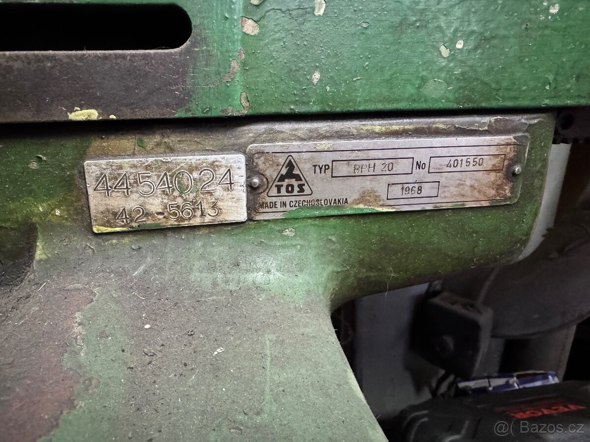 Bruska tos BPH 20 a vzduchotechnika - 3