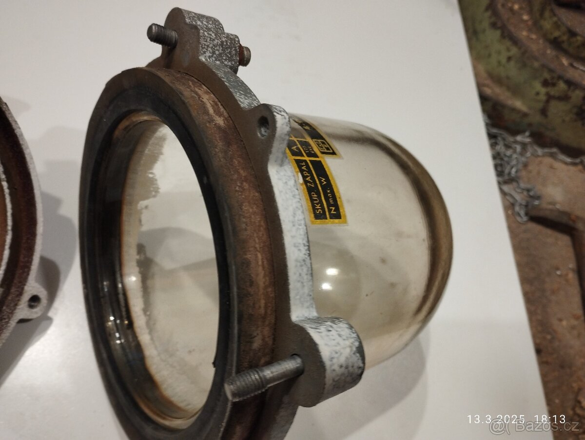 Retro industriální svítidlo - 3