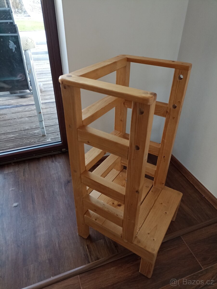 Dětská dřevěná rostoucí židle - 3