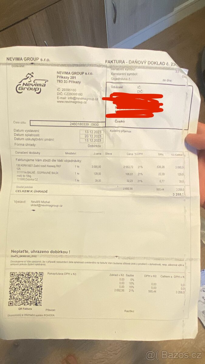 Držák kufru na keeway rkf 125 - 3