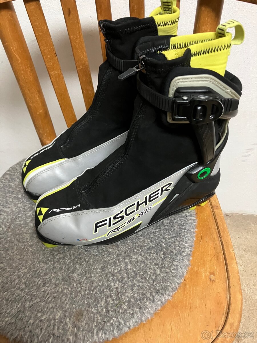 Prodám běžky Fischer RCS Skating 142cm - 3