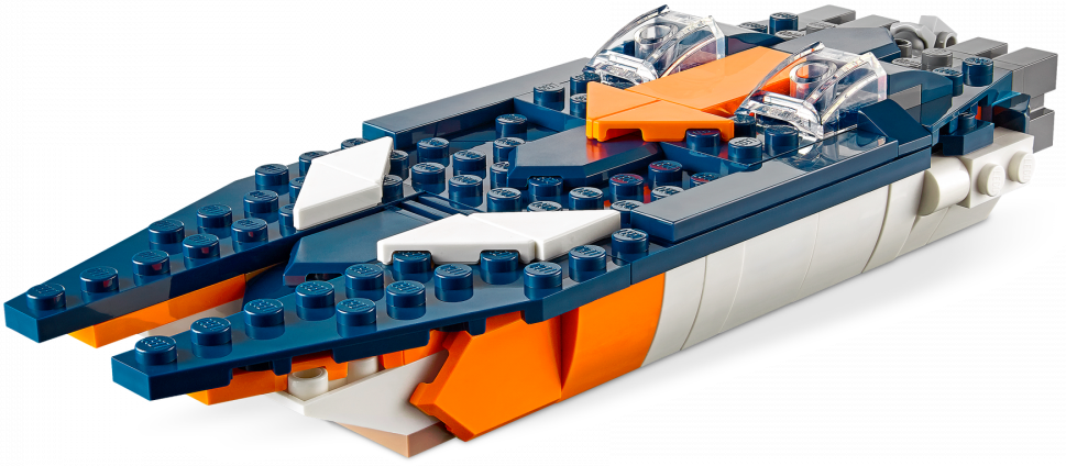 LEGO Creator 3-in-1 31126 3 v 1: tryskáč → vrtulník → člun - 3