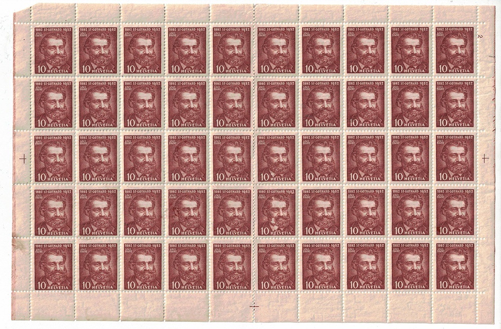 3x arch 1932 50 let Gotthardské dráhy - 3