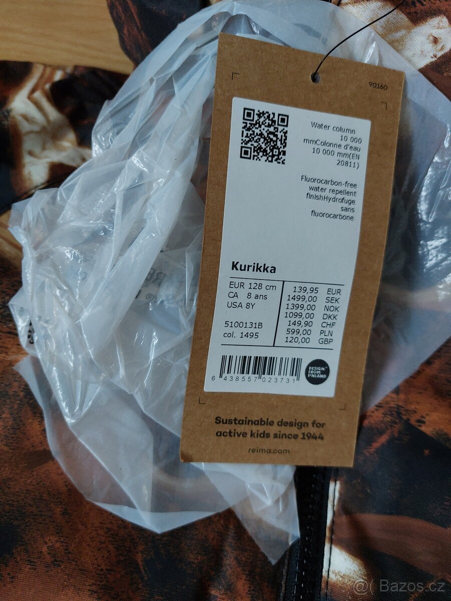 Nová zimní lyžařská kombinéza overal Reima, vel. 128 - 3