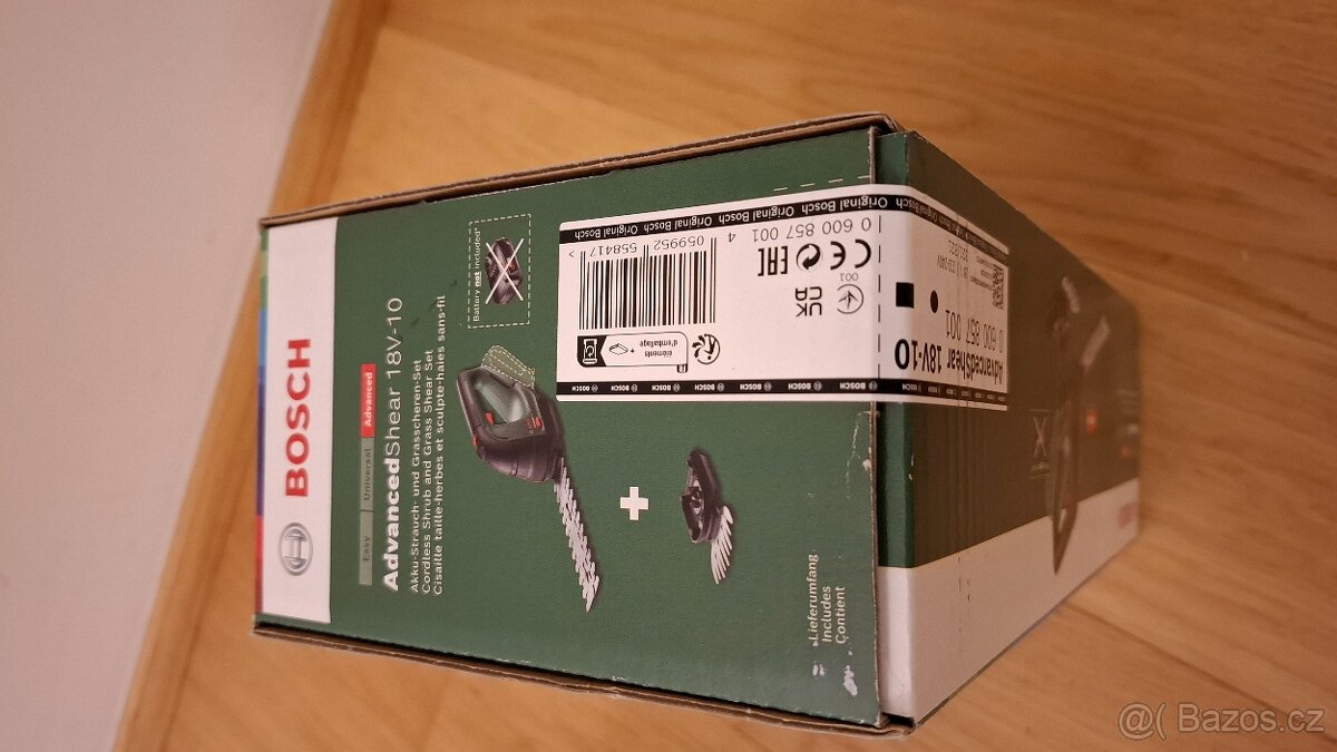 Nové Uni můžky Bosch Shear + baterie 2,5Ah + nabíječka - 3